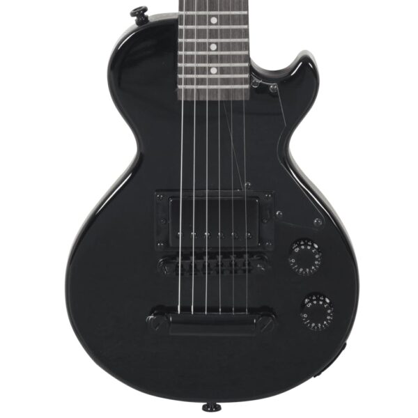 Guitarra elétrica para crianças com saco 3/4 30" preto - Image 6