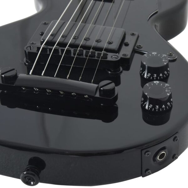 Guitarra elétrica para crianças com saco 3/4 30" preto - Image 7