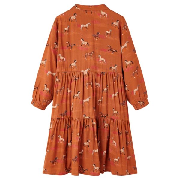 Vestido para criança cor conhaque 140 - Image 2