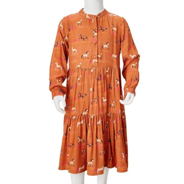 Vestido para criança cor conhaque 140 - Image 8