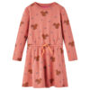 Vestido para criança rosa-velho 104