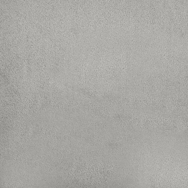 Sofá de 2 lugares 120 cm tecido de microfibra cinzento-claro - Image 6