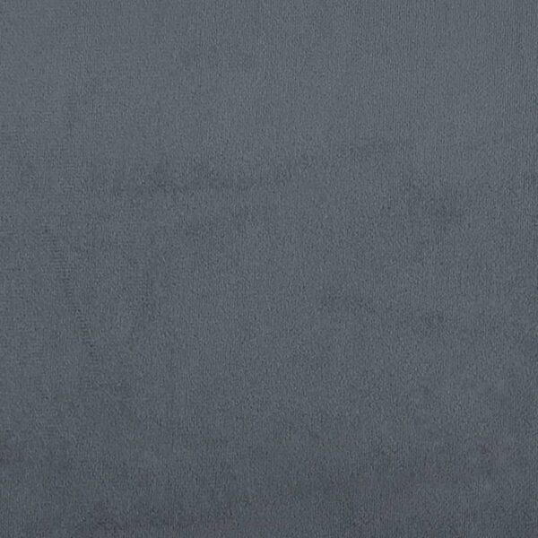 Sofá de 3 lugares 180 cm veludo cinza-escuro - Image 6