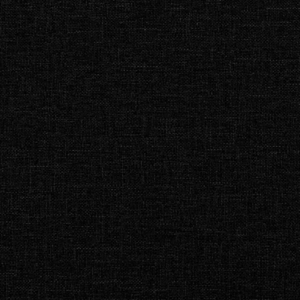 Sofá de 2 lugares tecido 140 cm preto - Image 6