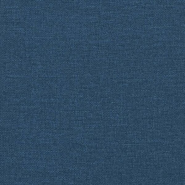 Banco com encosto 120x62x75,5 cm tecido azul - Image 6