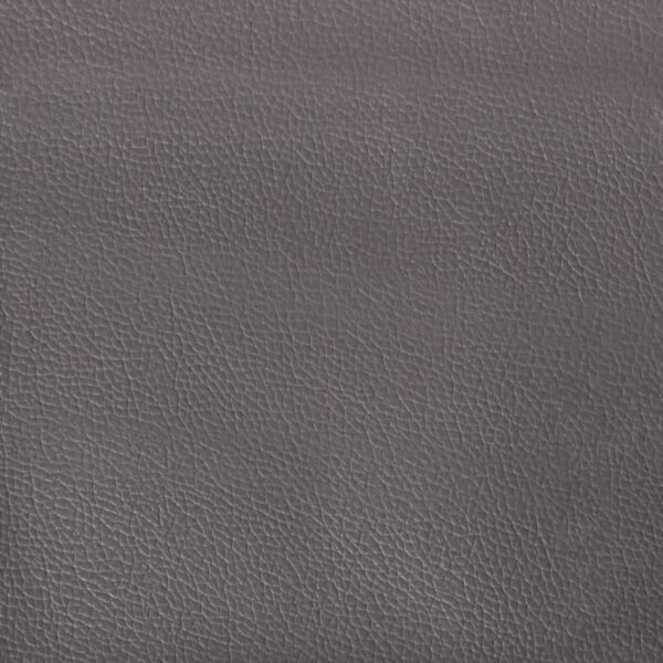Banco com encosto 112x65,5x75 cm couro artificial cinzento - Image 6