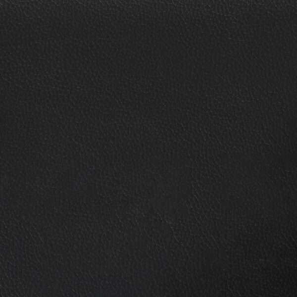 Banco com encosto 112x65,5x75 cm couro artificial preto - Image 7