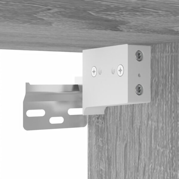 Móveis de TV com luzes LED 2 pcs 80x30x30 cm cinzento sonoma - Image 11