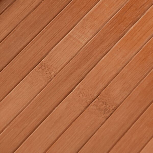 Tapete retangular 60x400 cm bambu castanho - Image 6