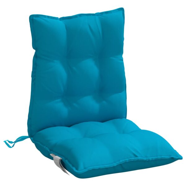 Almofadões cadeira encosto baixo 4 pcs tecido oxford azul-claro - Image 4