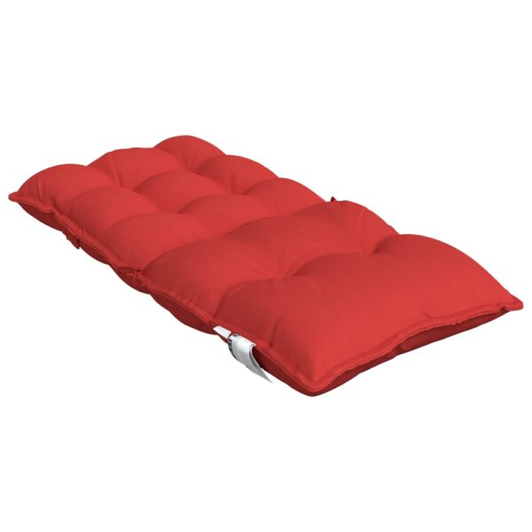 Almofadões cadeira encosto baixo 4 pcs tecido oxford vermelho - Image 5