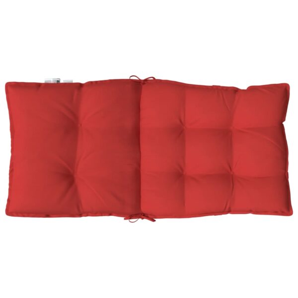Almofadões cadeira encosto baixo 4 pcs tecido oxford vermelho - Image 6