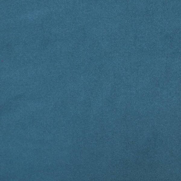 Sofá com almofadões 3 lugares veludo azul - Image 7