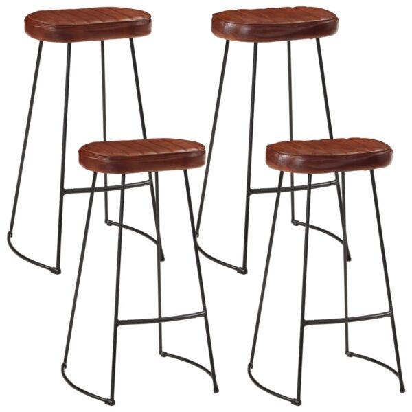 5 pcs conj. de bar madeira de mangueira áspera maciça e metal - Image 2