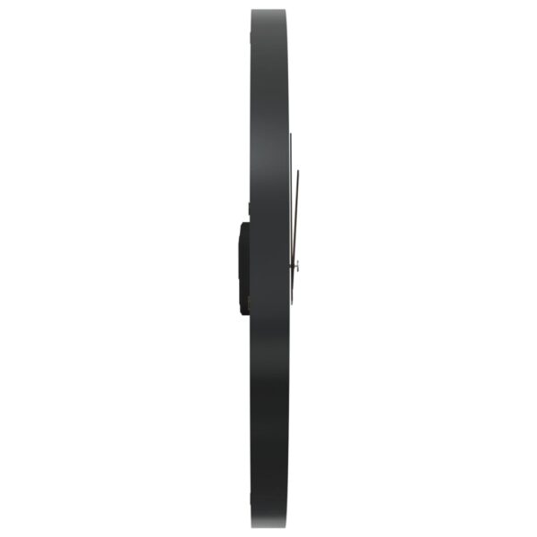 Relógio de parede Ø35 cm ferro e madeira de oliveira castanho - Image 3