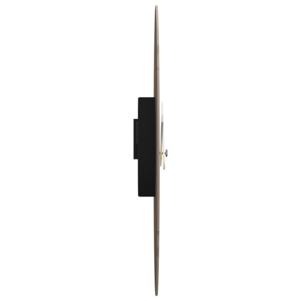 Relógio de parede Ø30 cm derivados de madeira amarelo e preto - Image 3