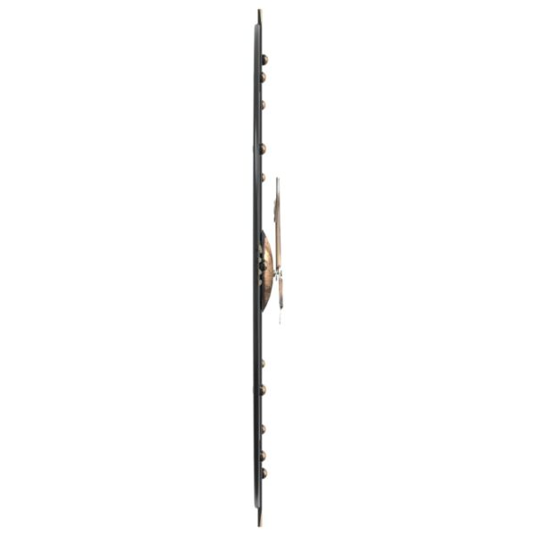 Relógio de parede Ø60 cm ferro preto - Image 3