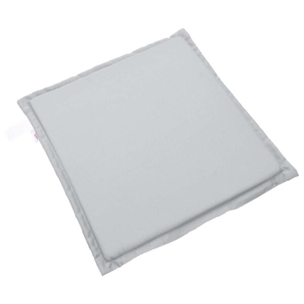 Almofadas de assento de jardim 4 pcs 45x45x2 cm cinzento-claro - Image 3