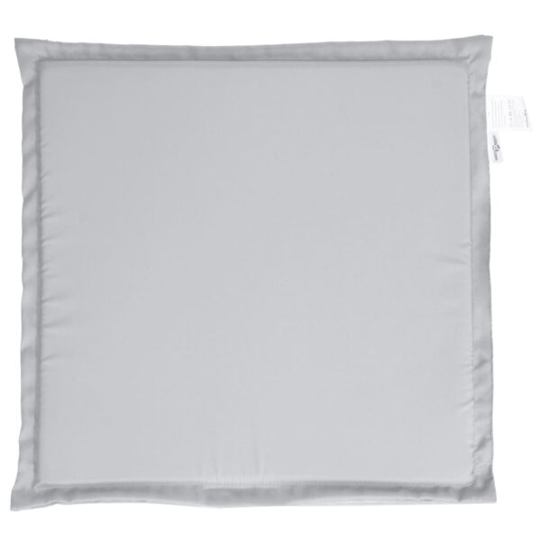 Almofadas de assento de jardim 4 pcs 45x45x2 cm cinzento-claro - Image 5