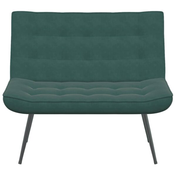 Banco 110x74x84 cm veludo verde-escuro - Image 3