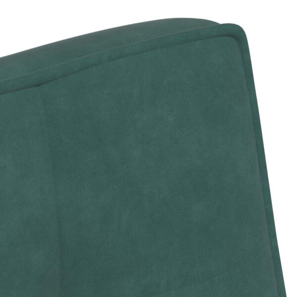 Banco 110x74x84 cm veludo verde-escuro - Image 6
