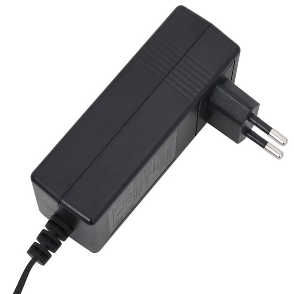 Poltrona reclinável massagens tecido castanho - Image 12