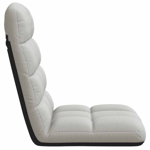 Colchão dobrável 71x51x62 cm tecido cinzento nublado - Image 4