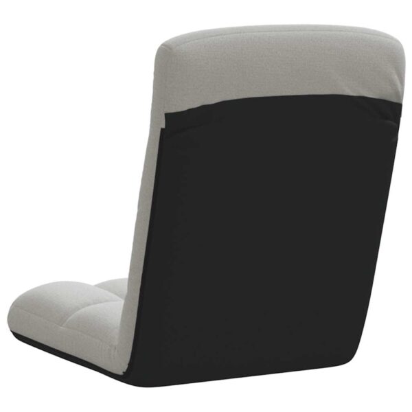 Colchão dobrável 71x51x62 cm tecido cinzento nublado - Image 5