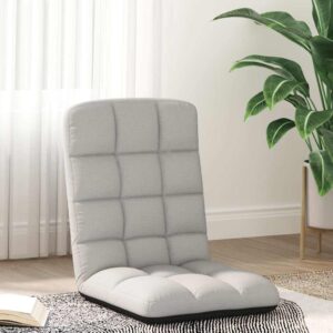 Colchão dobrável 71x51x62 cm tecido cinzento nublado