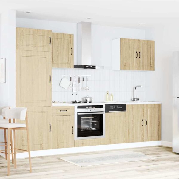 7 peças armário de cozinha conjunto Kalmar sonoma carvalho - Image 2