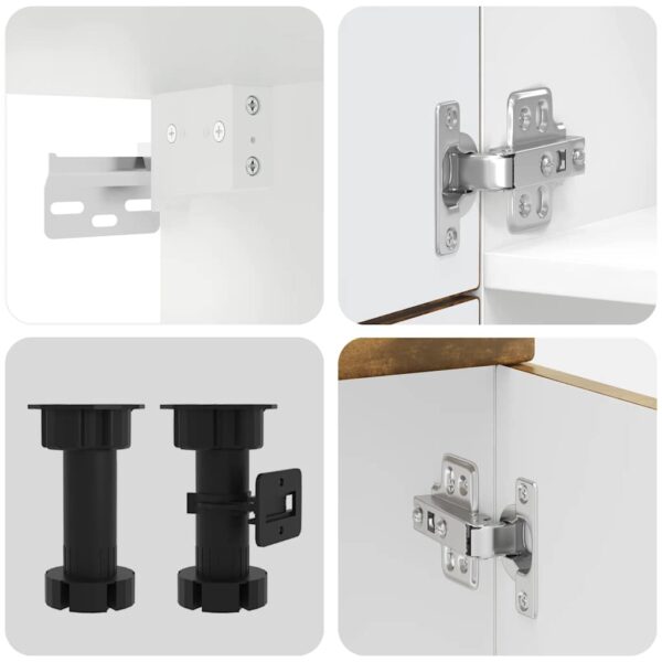 7 peças armário de cozinha conjunto Kalmar carvalho fumado - Image 6
