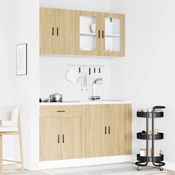 4 peças armário de cozinha conjunto Kalmar sonoma carvalho - Image 2