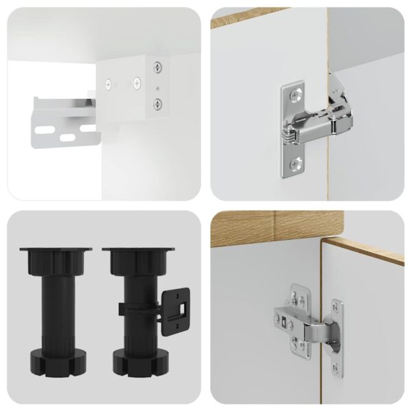 4 peças armário de cozinha conjunto Kalmar sonoma carvalho - Image 5