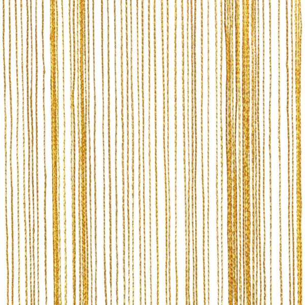 Cortinas de fios 2 pcs 140x250 cm dourado - Image 7