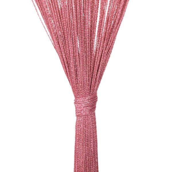 Cortinas de fios 2 pcs 100x250 cm rosa - Image 6