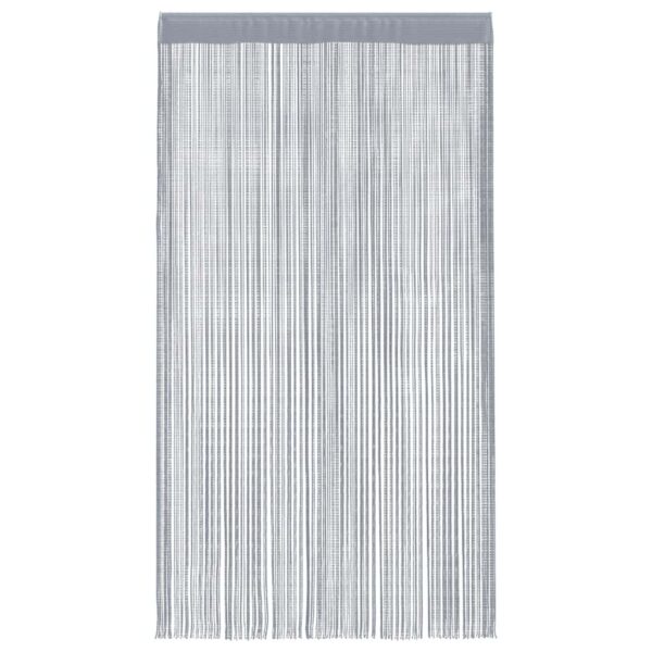 Cortinas de fios 2 pcs 140x250 cm cinzento-claro - Image 3