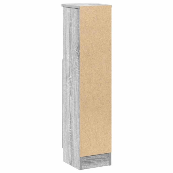 Móvel p/ casa banho c/ suporte rolos 20,5x22x90 cm sonoma cinza - Image 6