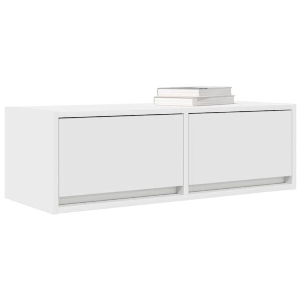 Móvel p/ TV 80x31x25,5 cm derivados de madeira branco - Image 3