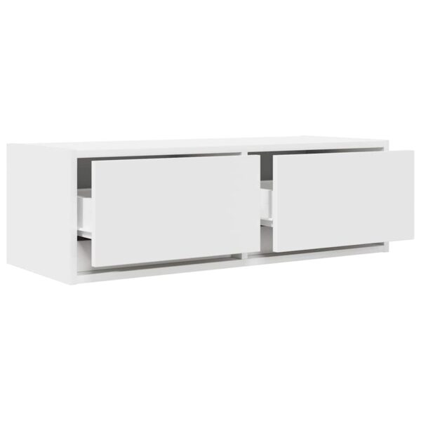 Móvel p/ TV 80x31x25,5 cm derivados de madeira branco - Image 4