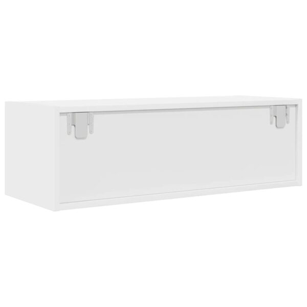 Móvel p/ TV 80x31x25,5 cm derivados de madeira branco - Image 7