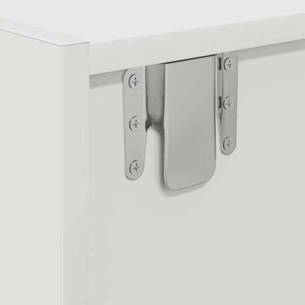 Móvel p/ TV 80x31x25,5 cm derivados de madeira branco - Image 10