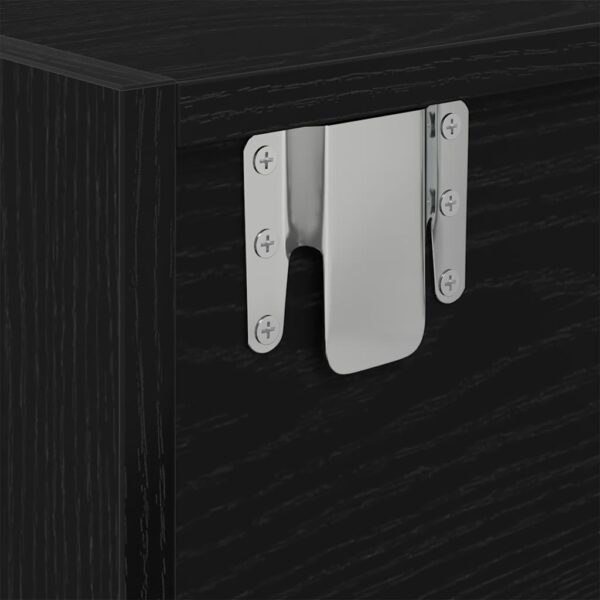 Móveis de TV 2pcs 80x31x25,5cm deriv. madeira carvalho preto - Image 11