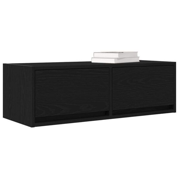 Móveis de TV 2pcs 80x31x25,5cm deriv. madeira carvalho preto - Image 3