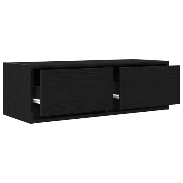 Móveis de TV 2pcs 80x31x25,5cm deriv. madeira carvalho preto - Image 4