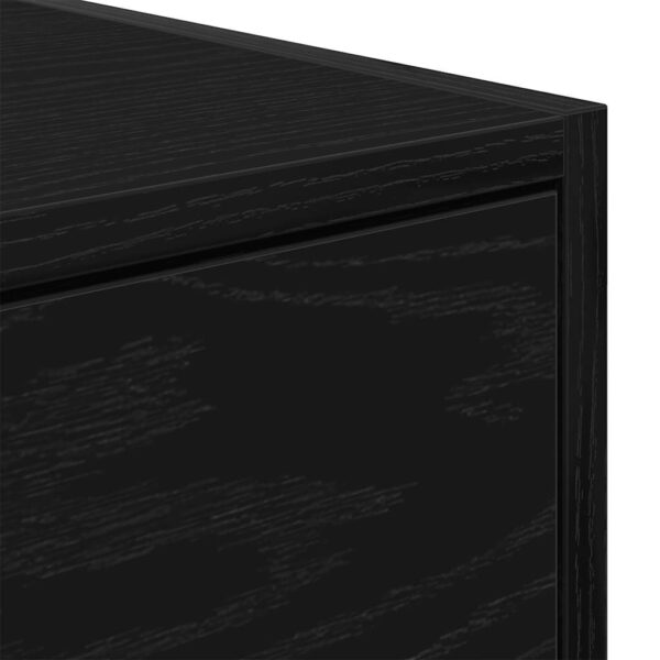 Móveis de TV 2pcs 80x31x25,5cm deriv. madeira carvalho preto - Image 10