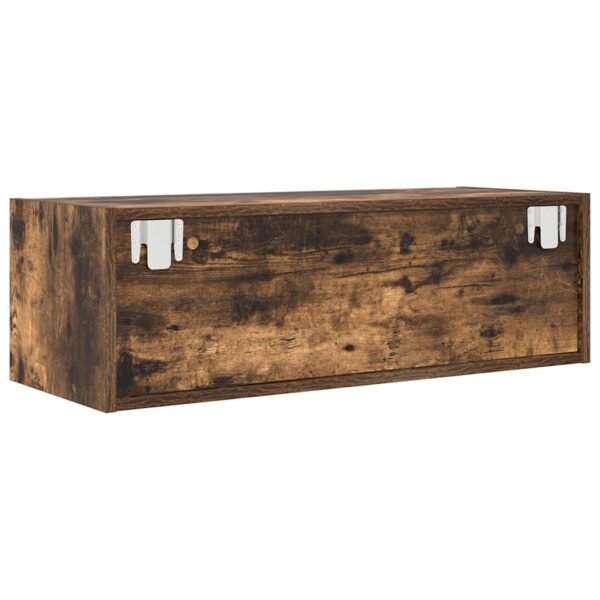 Móveis de TV 2pcs 80x31x25,5cm deriv. madeira carvalho fumado - Image 8