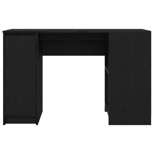 Secretária 120x42x76 cm derivados de madeira cor carvalho preto - Image 5