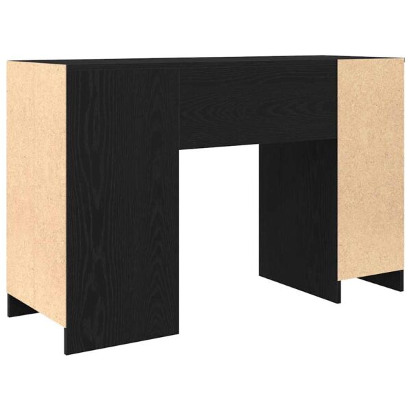 Secretária 120x42x76 cm derivados de madeira cor carvalho preto - Image 7