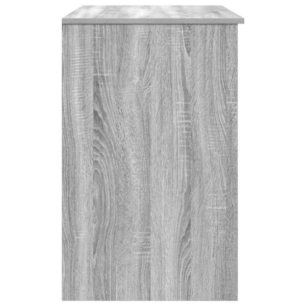 Secretária 86x49x76 cm derivados de madeira cinzento sonoma - Image 6