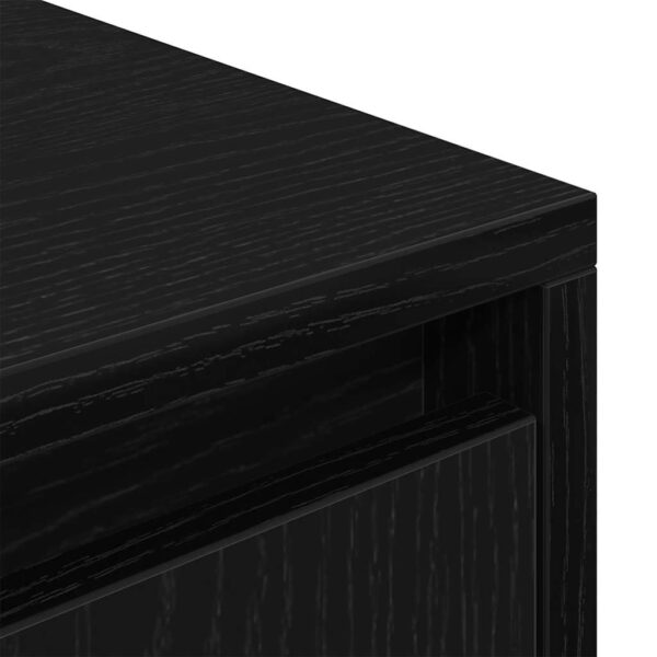 Móvel de TV 188,5x41x50 cm derivados de madeira carvalho preto - Image 8